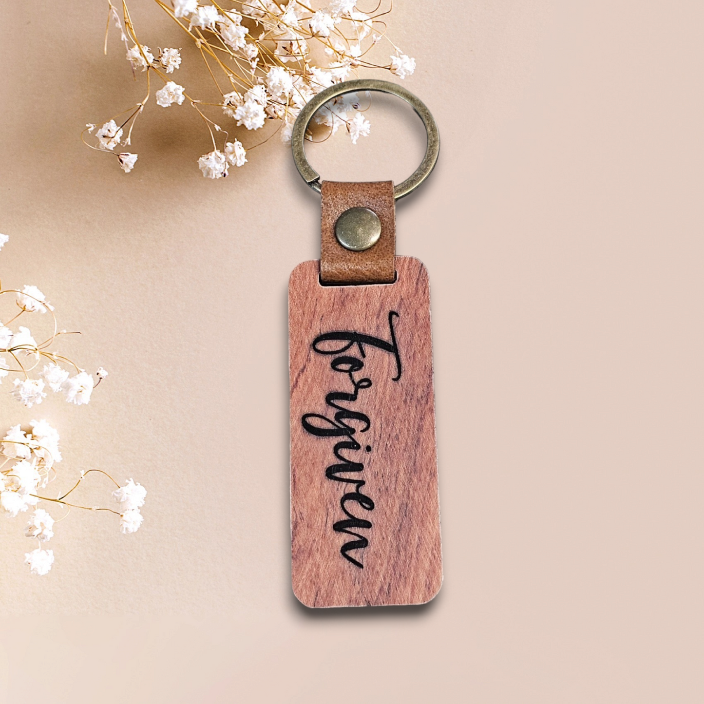 Keychain - Wood Engraved