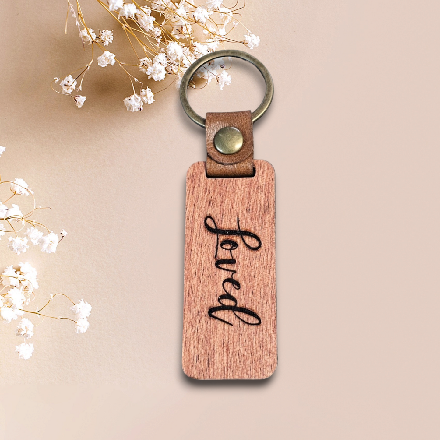 Keychain - Wood Engraved